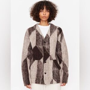Girls Of Dust Shepherds Wool Jacquard Baseball Jacket